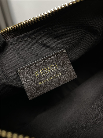 F**digraphy mini brown ff jacquard fabric bag