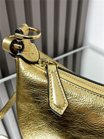 F**digraphy mini leather bag gold