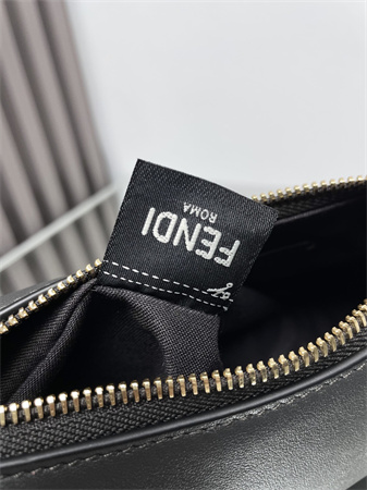 F**digraphy mini leather bag dk grey