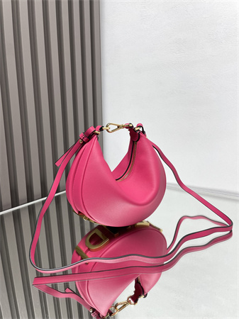 F**digraphy mini leather bag hot pink