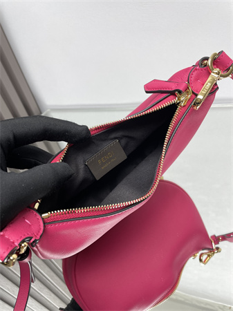 F**digraphy mini leather bag hot pink