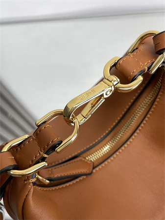 F**digraphy mini leather bag brown