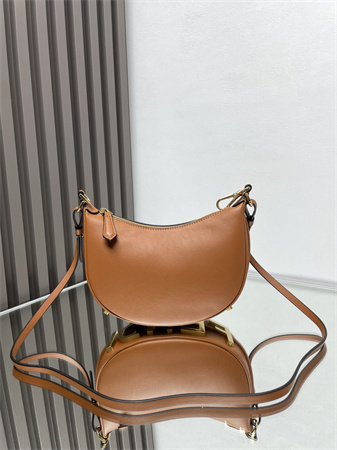 F**digraphy mini leather bag brown