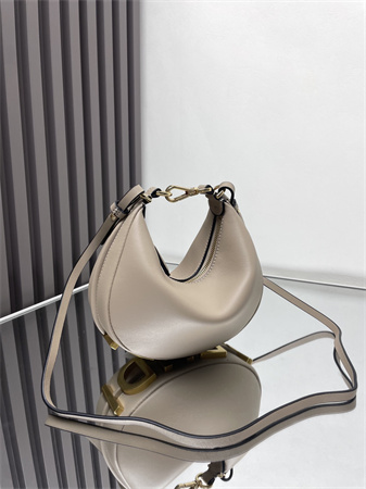 F**digraphy mini leather bag dove grey