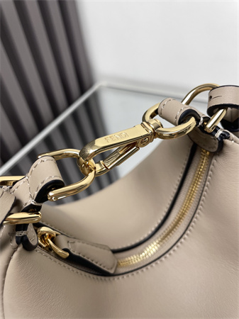 F**digraphy mini leather bag dove grey