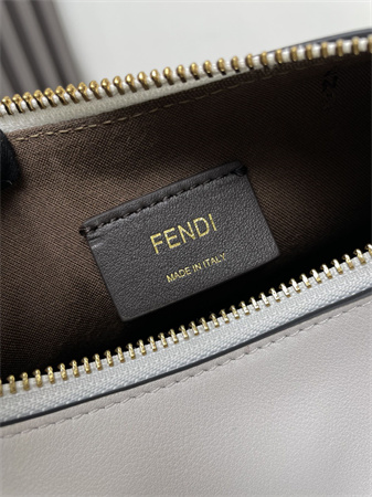 F**digraphy small leather bag white