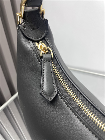 F**digraphy small leather bag dk grey