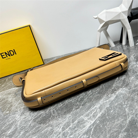 F**di simply medium calfskin bgg brown color