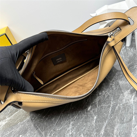 F**di simply medium calfskin bgg brown color