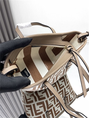 F**di roll mini tote bag ff jacquard