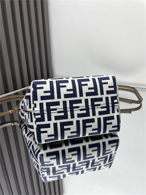 F**di roll mini tote bag ff jacquard