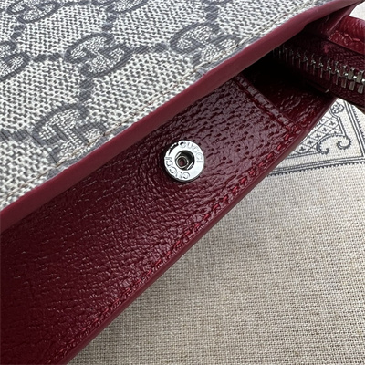 gu.cci pouch with gg details S*p*e canvas 768255