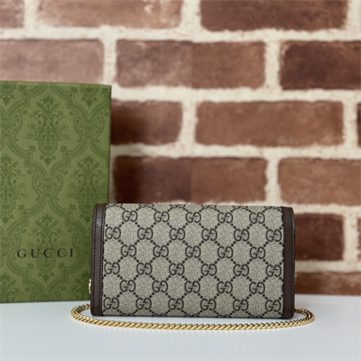 gu.cci ophidia chain wallet beige and ebony gg S*p*e canvas 772309