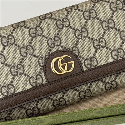 gu.cci ophidia chain wallet beige and ebony gg S*p*e canvas 772309