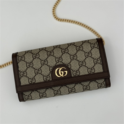 gu.cci ophidia chain wallet beige and ebony gg S*p*e canvas 772309
