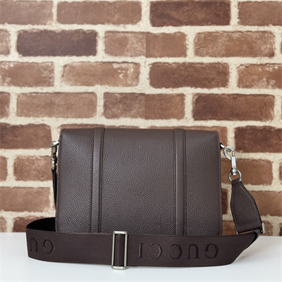 Gu.cci GG crossbody bag Beige and ebony Original GG canvas Brown Leather 794872