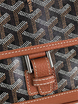 Go*ard grand bleu pm shoulder bag Go*ardine canvas & calfskin