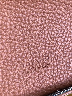 Go*ard grand bleu pm shoulder bag Go*ardine canvas & calfskin