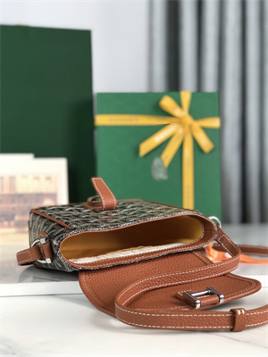 Go*ard grand bleu pm shoulder bag Go*ardine canvas & calfskin