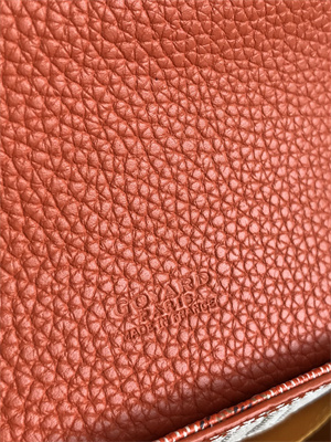 Go*ard grand bleu pm shoulder bag Go*ardine canvas & calfskin