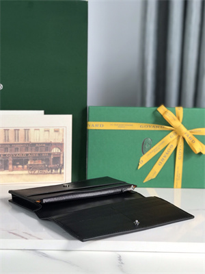 Go*ard richelieu wallet Go*ardine canvas & vauzelles calfskin