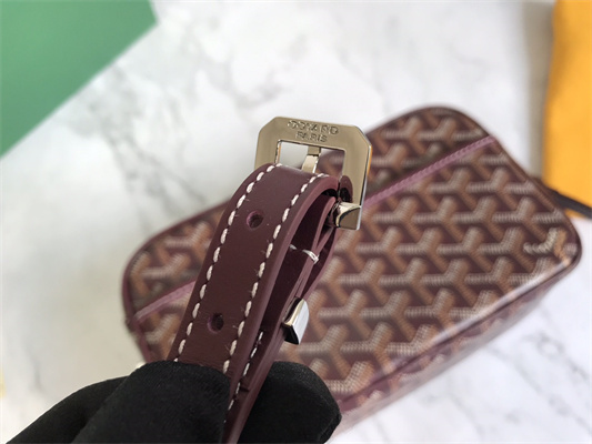 Go*ard cap-vert pm bag Go*ardine canvas & cervon calfskin