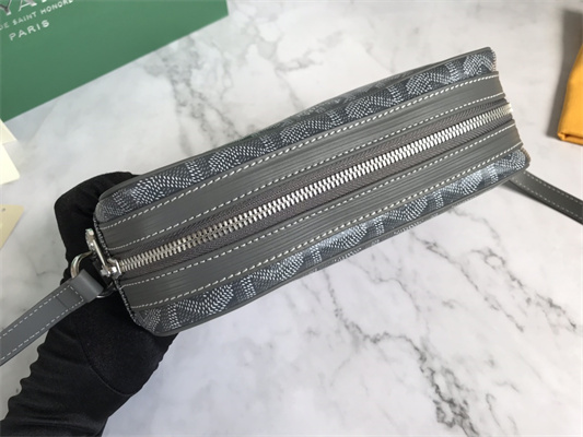 Go*ard cap-vert pm bag Go*ardine canvas & cervon calfskin