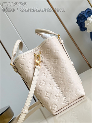 L.V Babylone Tote PM Monogram Empreinte embossed Cream M11394