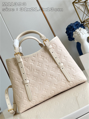 L.V Babylone Tote PM Monogram Empreinte embossed Cream M11394