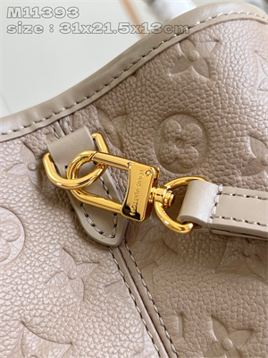 L.V Babylone Tote PM Monogram Empreinte embossed Tourterelle Grey M11463