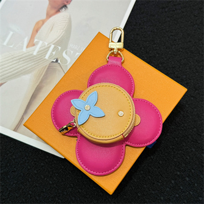 LV Vivienne Holiday Bag Charm Fuchsia