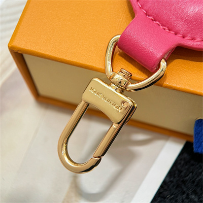 LV Vivienne Holiday Bag Charm Fuchsia