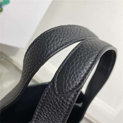 Pra*a leather mini bag black 1ba349