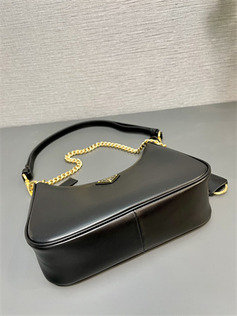 Pra*a re-edition smooth leather mini-bag black 1bc204