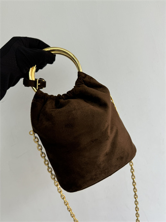 Pra*a suede mini-bag brown 1bc227