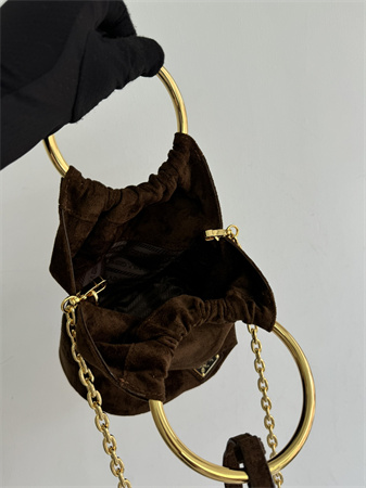 Pra*a suede mini-bag brown 1bc227