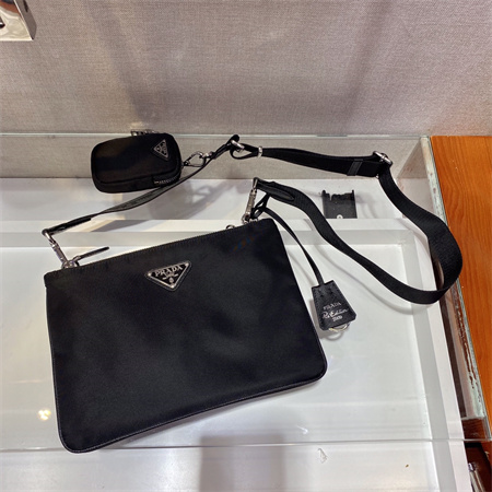 Pra*a re-edition 2000 re-nylon shoulder bag black 1bh046