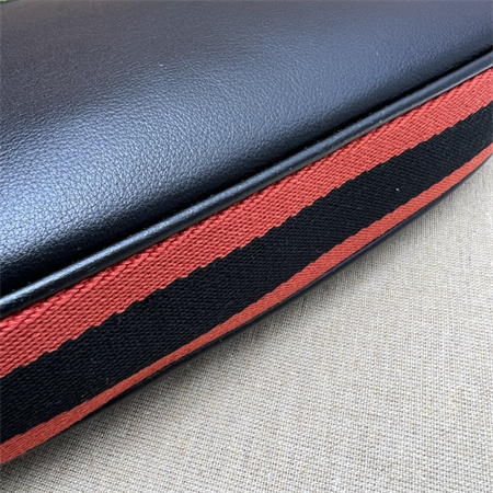 Gu.cci Attache small shoulder bag Leather Black 699409