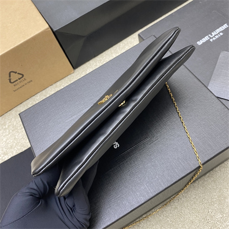 Y.S.L CALYPSO Mini Bag In Lambskin Black