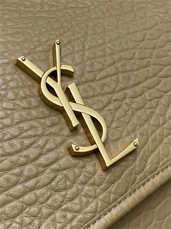 Y.S.L NIKI MEDIUM In Grained Lambskin Brown