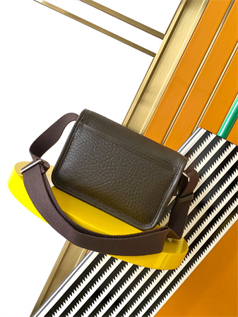 Y.S.L NIKI Small Messenger Bag In Grained Lambskin Light Musk