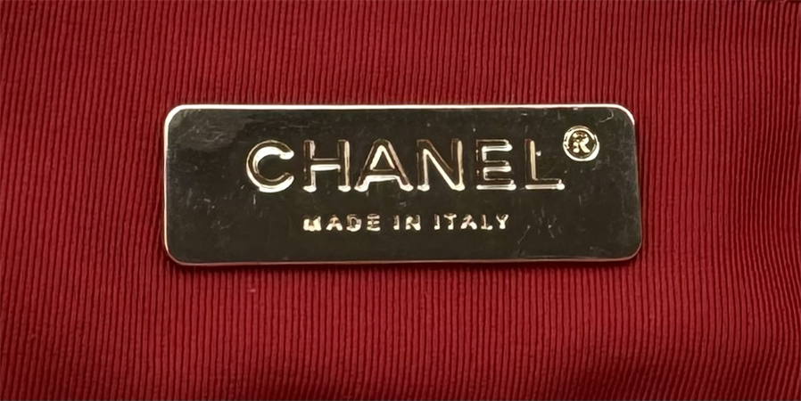 Ch*el 19 bag tweed gold tone pink as1160