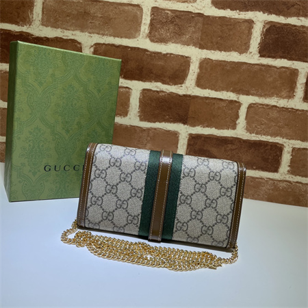 gu.cci jackie 1961 chain wallet gg S*p*e canvas 652681