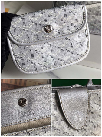 Go*ard anjou mini bag chevroches calfskin & Go*ardine canvas