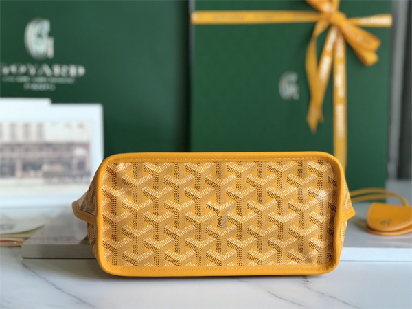 Go*ard anjou mini bag chevroches calfskin & Go*ardine canvas