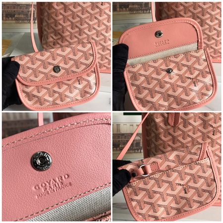 Go*ard anjou mini bag chevroches calfskin & Go*ardine canvas