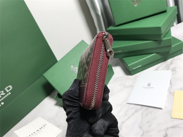 Go*ard matignon pm wallet Go*ardine canvas & vauzelles calfskin