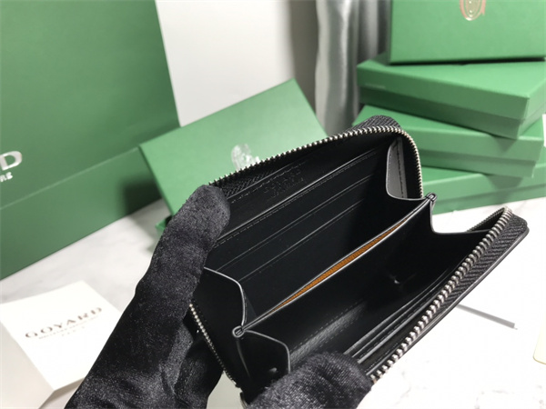 Go*ard matignon pm wallet Go*ardine canvas & vauzelles calfskin