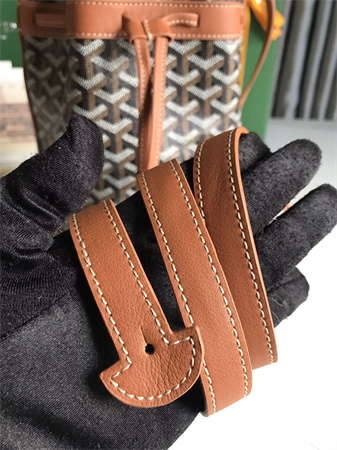 Go*ard petit flot bucket bag Go*ardine canvas & chevroches calfskin