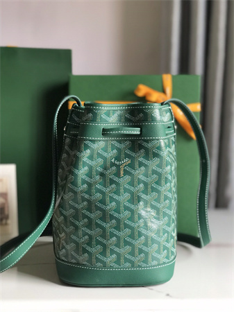 Go*ard petit flot bucket bag Go*ardine canvas & chevroches calfskin